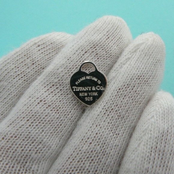 Tiffany & Co. Jewelry - Tiffany & Co Small Sterling Silver Heart Charm